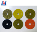 Hot sale 4 inch wet type diamond polishing pad for angle grinder